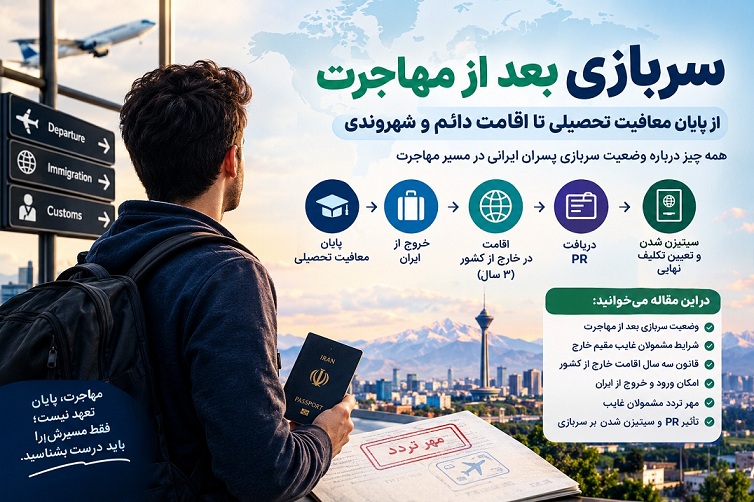سربازی بعد از مهاجرت؛ تردد مشمولان غایب مقیم خارج ۱۴۰۵